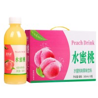 百樂洋水蜜桃味果味飲料360ml